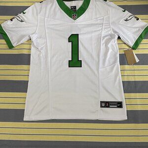 Jalen Hurts Philadelphia Eagles NFL Nike 1# White New Jersey